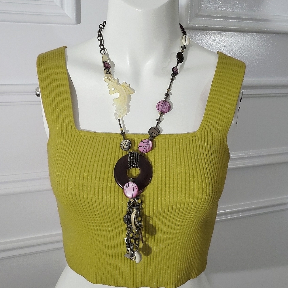 Anne Ghez Art Exhibit Necklace By Paris Designer+Exhibitor